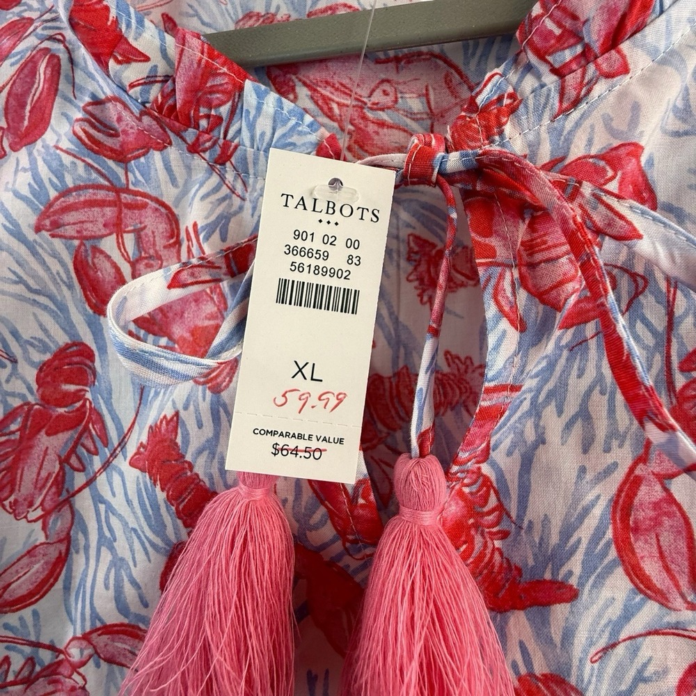 Talbots Bundle Sleeveless Cotton Tops Shirts - SZ XL - 2 NWT - 4 Pieces - Picture 7 of 15